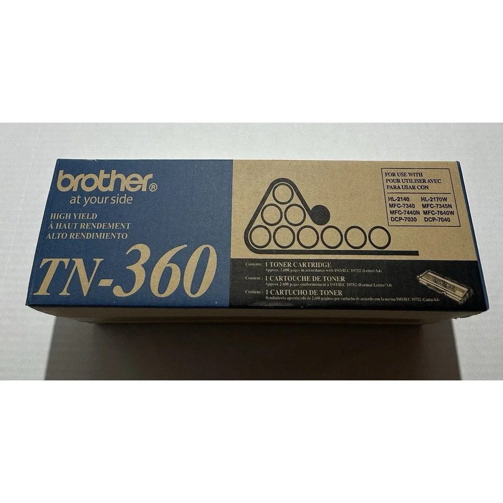 *Genuine* Brother TN-360 High Yield Toner Cartridge - Black